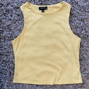 XS Butter Yellow Crop Top
